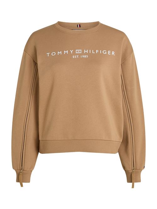 TOMMY HILFIGER Sweatshirt  khaki / hvid