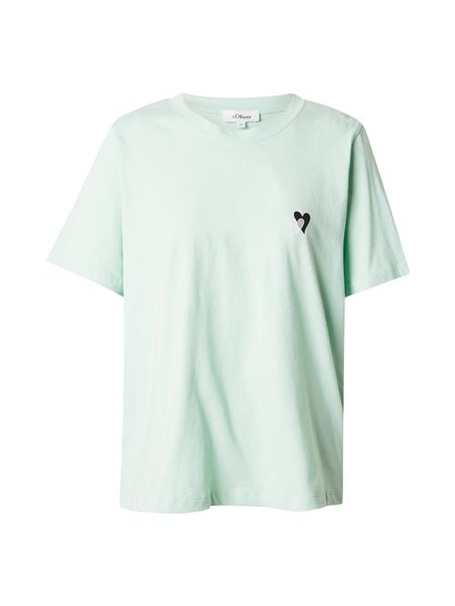 s.Oliver Shirts  aqua / sort / hvid