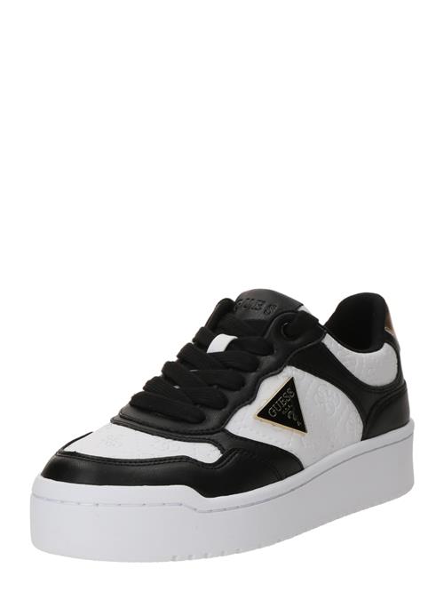 GUESS Sneaker low 'MIRAM'  guld / sort / hvid