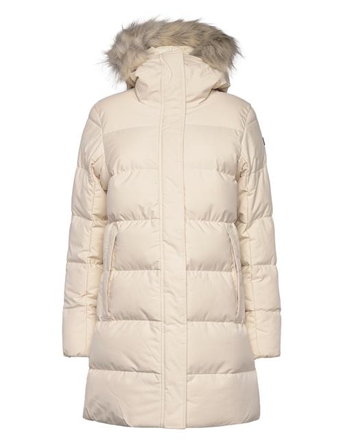 Se W Blossom Puffy Parka Helly Hansen Cream ved Booztlet