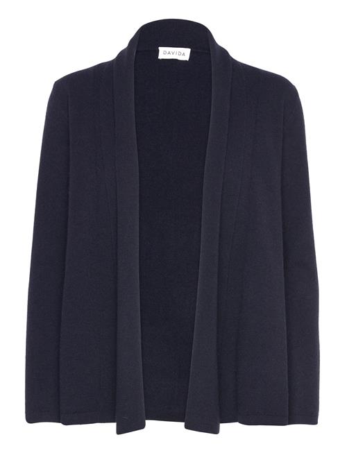 Rollerneck Cardigan Davida Cashmere Navy