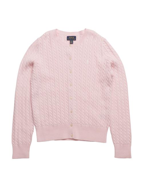 Mini-Cable Cotton Cardigan Ralph Lauren Kids Pink