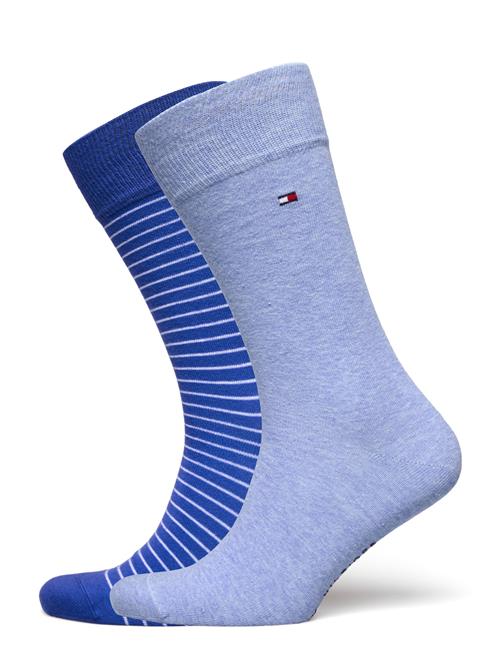 Th Men Small Stripe Sock 2P Tommy Hilfiger Blue