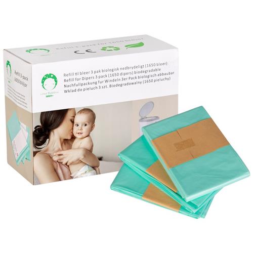 Luna Bambini 3-Pack Tasker Til Blespande Green One Size      Unisex