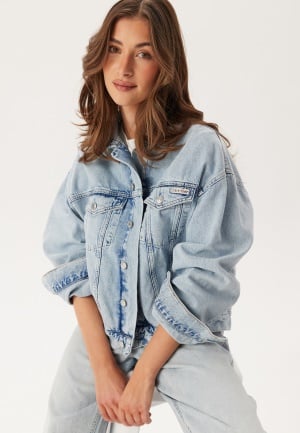 Calvin Klein Jeans Boxy Denim Jacket 1AA Denim Light L