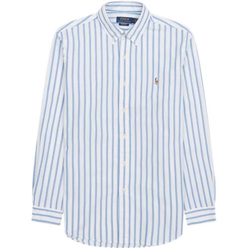 Polo Ralph Lauren Striped Oxford Skjorte Hvid/blå