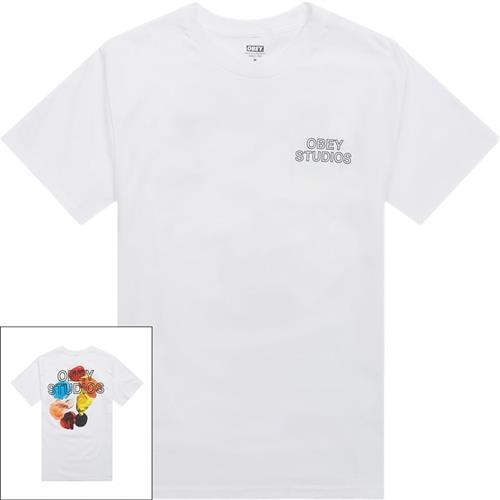 Obey Studios Palette Tee Hvid