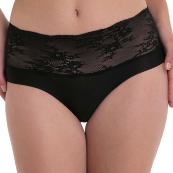 Anita Trusser Essential High Waist Lace Briefs Sort Small Dame