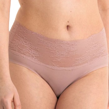 Anita Trusser Essential High Waist Lace Briefs Rosa Large Dame