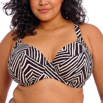 Elomi Fiji Falls Plunge Bikini Top Sort G 80 Dame