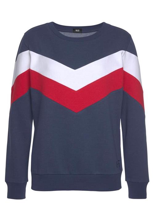 H.I.S Sweatshirt  navy / rød / hvid