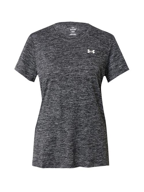 UNDER ARMOUR Funktionsbluse 'Tech Twist'  sort / hvid