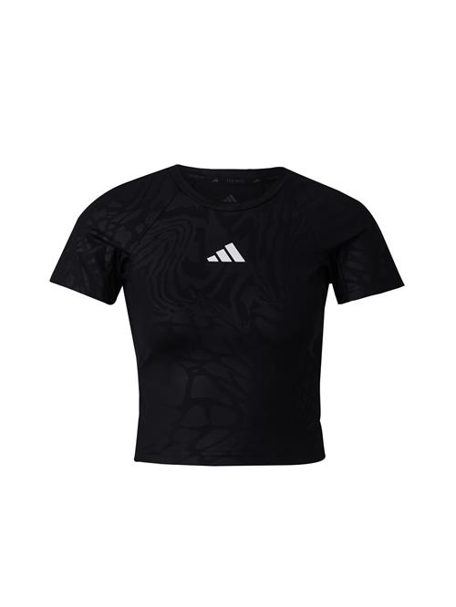 ADIDAS PERFORMANCE Funktionsbluse  sort / hvid