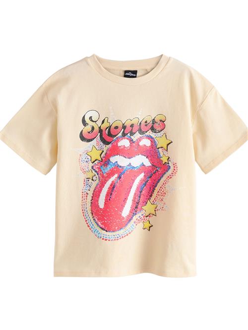 Se Next Bluser & t-shirts 'Rolling Stones'  creme / royalblå / rød / hvid ved About You