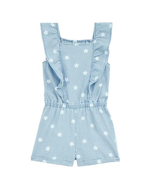 Se WE Fashion Overall  blue denim / hvid ved About You