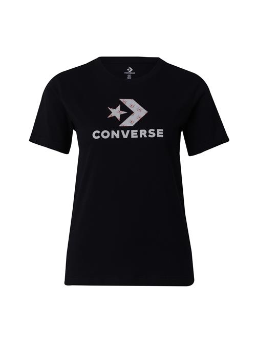 CONVERSE Shirts 'STAR CHEVRON INFILL'  lysegrå / smaragd / lyserød / sort