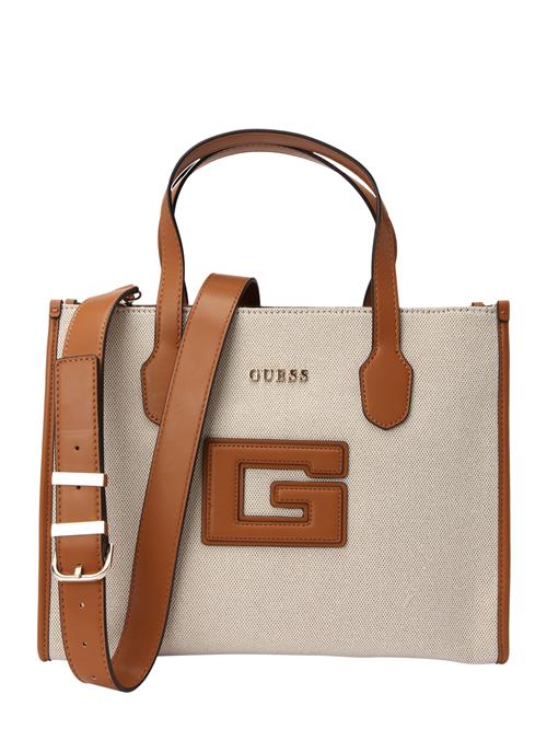 GUESS Håndtaske 'STATUS '  beige / brun