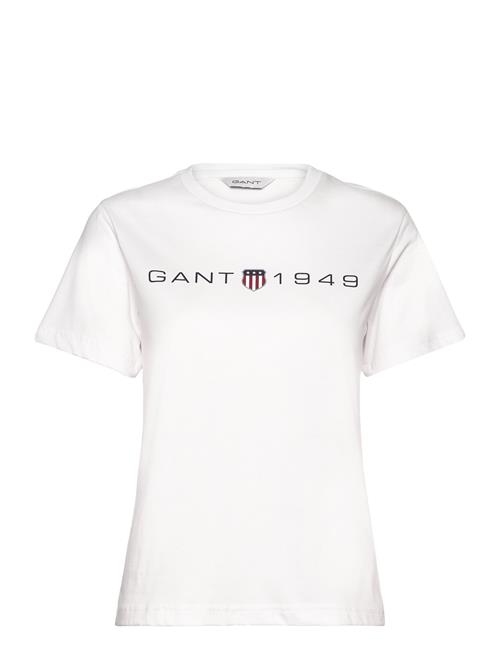 Reg Printed Graphic T-Shirt GANT White