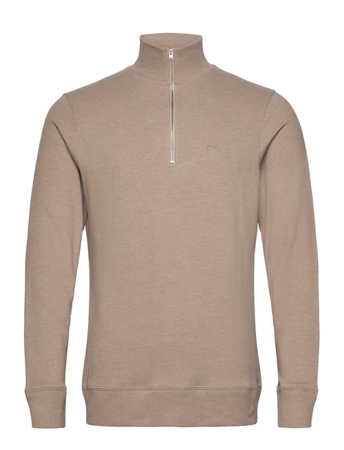 Se Mens Pullover Lg. Sleeve Crew-Neck Denham Beige ved Booztlet