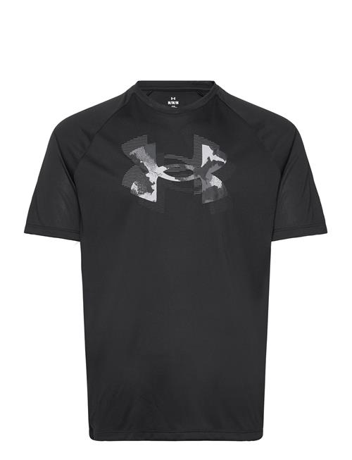 Ua M Tech Print Fill Ss Under Armour Black