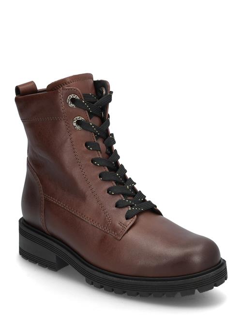 Se Laced Ankle Boot, Warmlining Gabor Brown ved Booztlet