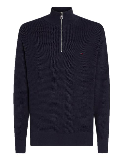 Racking Structure Zip Mock Tommy Hilfiger Navy