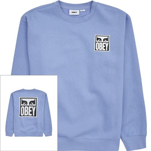 Obey Obey Eyes Icon Crewneck Lilla