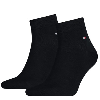 Tommy Hilfiger Legwear Tommy Hilfiger Strømper 2P Men Quarter Sock Marineblå Str 47/49 Herre