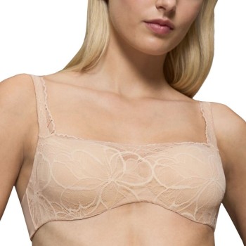 Triumph Bh Body Make-Up Illusion Lace Balconette Beige B 75 Dame