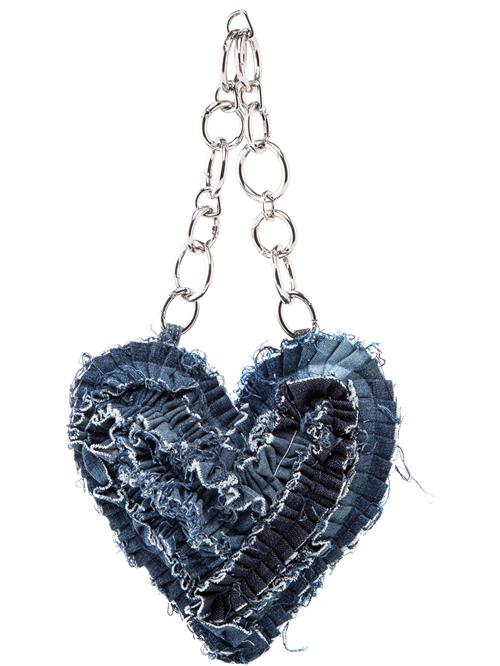 ABOUT YOU REBIRTH STUDIOS Håndtaske 'Heart Bag'  blå