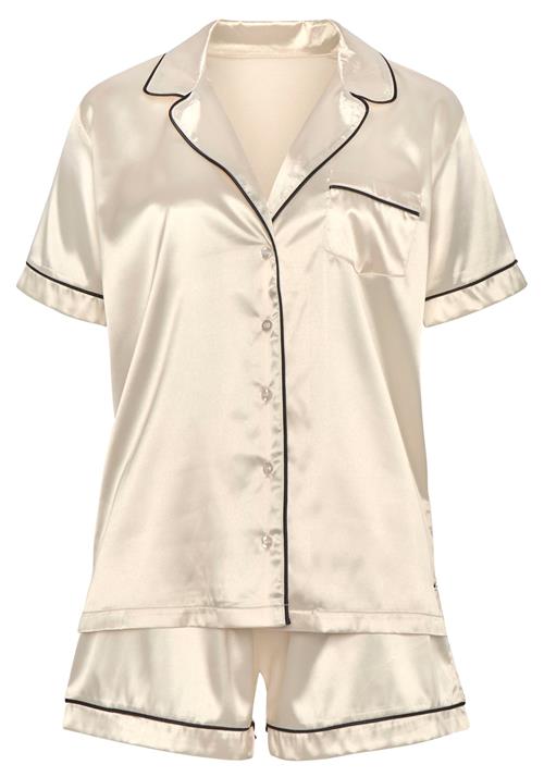 BRUNO BANANI Pyjamas  creme / sort