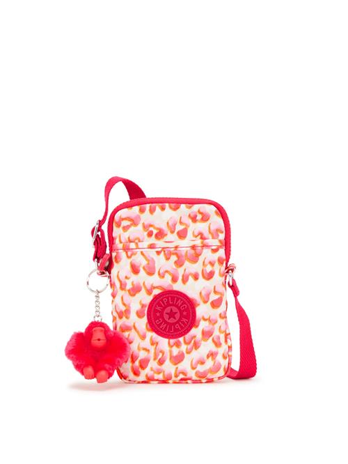 KIPLING Skuldertaske 'Tally'  beige / pink / hvid