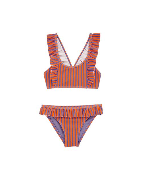 WE Fashion Bikini  lilla / orange