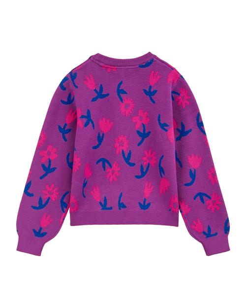 Se WE Fashion Pullover  indigo / lilla / pink ved About You