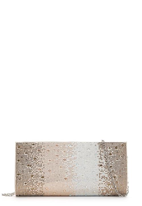 Se Tamaris Clutch 'Amalia Rhinestone'  guld / sølv / transparent ved About You