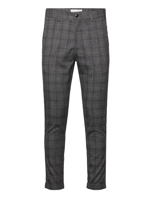 Classic Checked Stretch Pants Lindbergh Grey