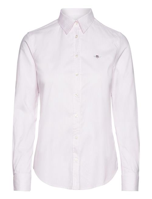 Slim Stretch Oxford Striped Shirt GANT Pink