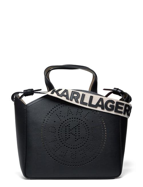 K/Circle Sm Tote Perforated Karl Lagerfeld Black