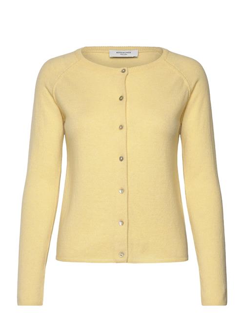 Rwlaica Cashmere Ls O-Neck Raglan C Rosemunde Yellow