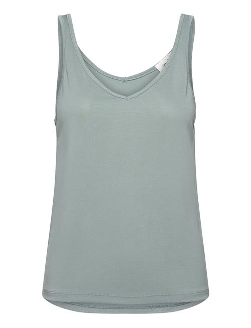 Se Slcolumbine Tank Top Soaked In Luxury Green ved Booztlet