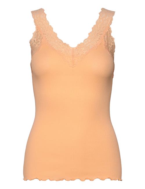 Organic Top W/ Lace Rosemunde Orange