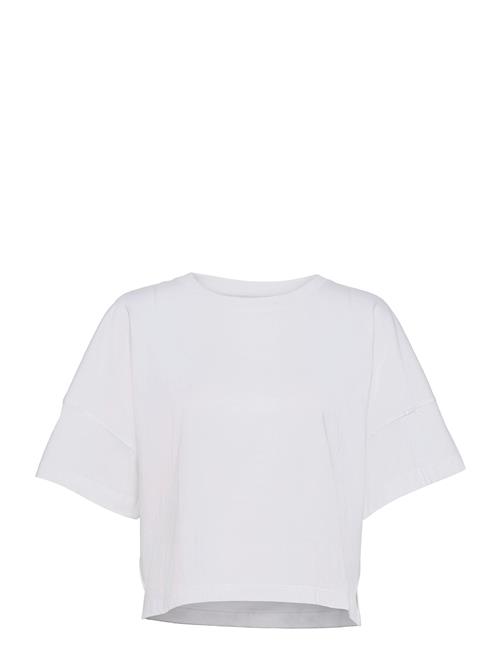 Tally Jrsy Sslv Crewnk Tee French Connection White