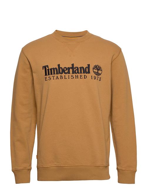 Embroidered Logo Crew Neck Sweats Timberland Orange