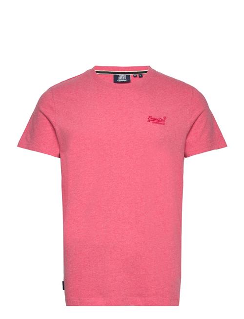 Essential Logo Emb Tee Superdry Pink