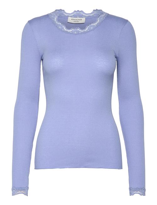 Rwbabette Ls Regular Lace T-Shirt Rosemunde Blue