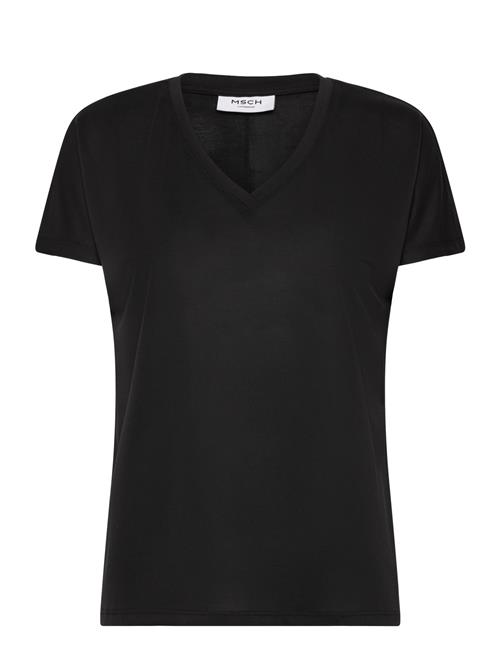 Mschfenya Modal V Neck Tee MSCH Copenhagen Black