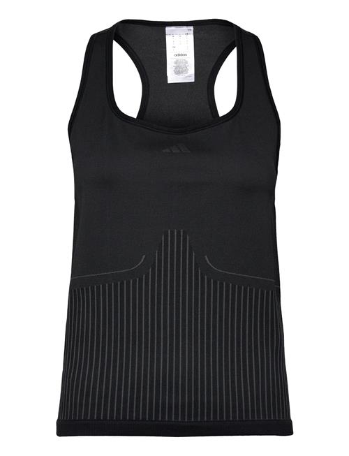 Se Knit Tank Top Adidas Performance Black ved Booztlet