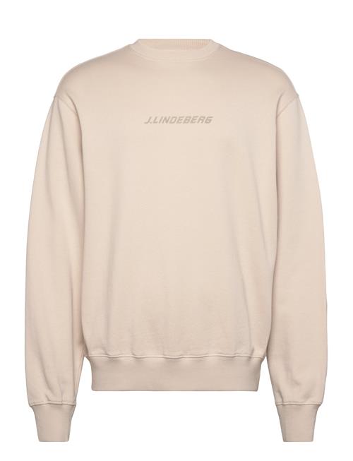 Callan Logo Crew Neck J. Lindeberg Cream