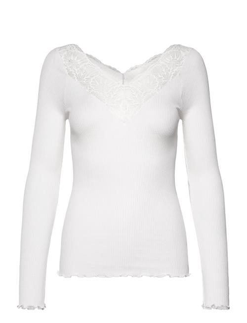 Rwbeatha Ls Regular T-Shirt Rosemunde White