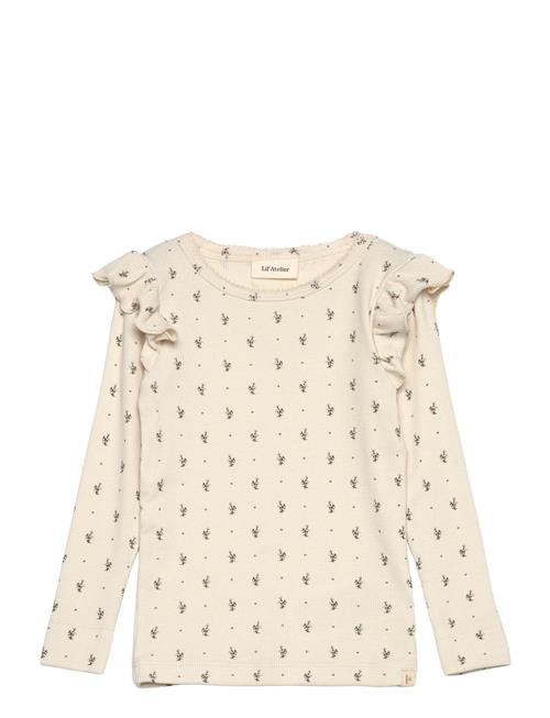 Nmfgago Kuo Ls Slim Top Lil Lil'Atelier Cream